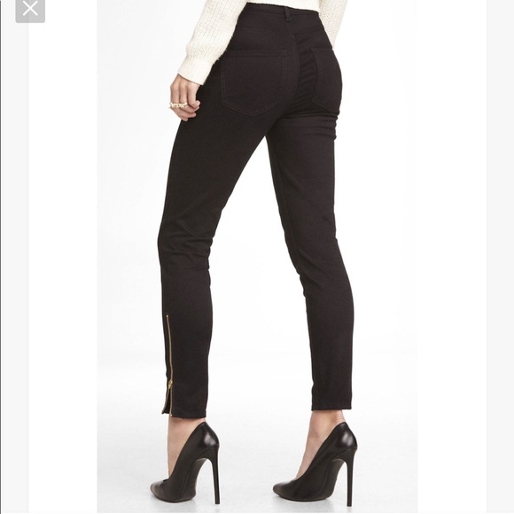 Express high rise ankle zip leggings - Picture 2 of 8